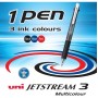 Uni Jetstream Retractable Pen Medium 3 Colour Uni Jetstream Retractable Pen Medium 3 Colour